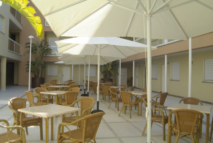 San Pablo Terraza interior.