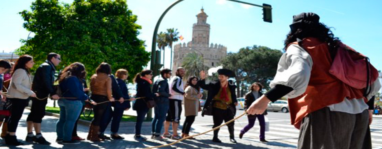 Turismo y cultura en las visitas teatralizadas de Culturaleza para conocer la Sevilla del XVI