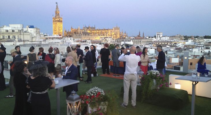 La Terraza del Hotel Inglaterra en Sevilla