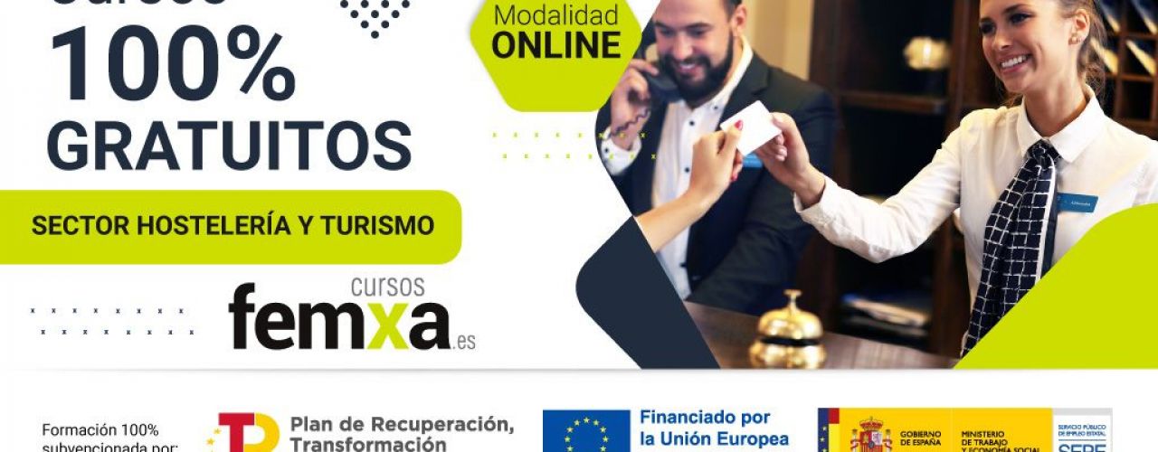 Cursos FEMXA: Nuevas plazas en formación online y gratuita del SEPE para el sector de hostelería